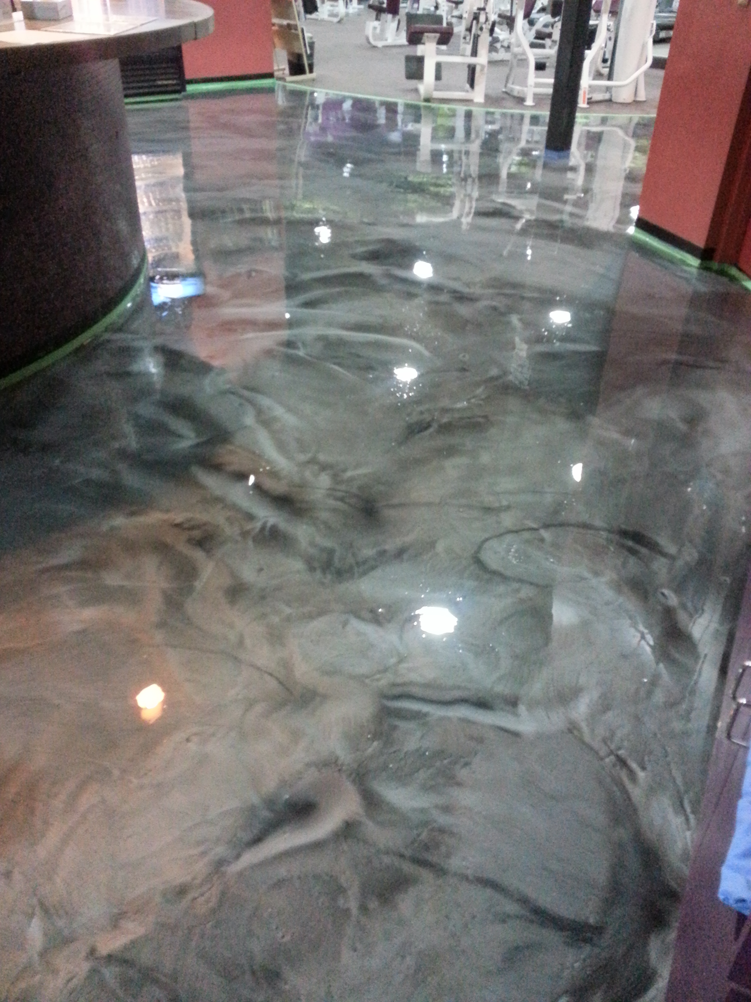 Commercial Metallic Epoxy Flooring Coating Solutions Black Bear