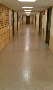 Epoxy Corridors. Springfield Hospital. Springfield, VT