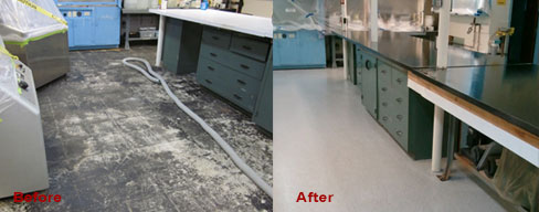 Epoxy Flooring: Laboratory – Boylston, MA