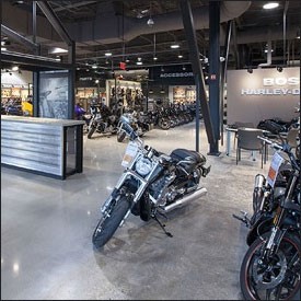 Retail - Harley Davidson - Polished Concrete