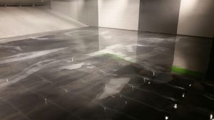 metallic epoxy flooring