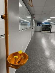 cleanroom flooring area